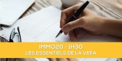 Dcouvrez les spcificits de la VEFA avec notre formation en E-LEARNING