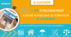 Grand jeu concours: Gagnez 1 an d'abonnement sur notre plateforme E-LEARNING !