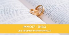 Formation  distance : Les rgimes matrimoniaux