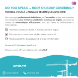 Formez-vous  l'anglais technique des tots et de la couverture avec OFIB