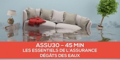 Nouvelle formation disponible : Les essentiels de l'assurance dgts des eaux