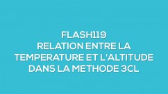 Nouveau : Relation entre temprature et altitude dans la mthode 3CL