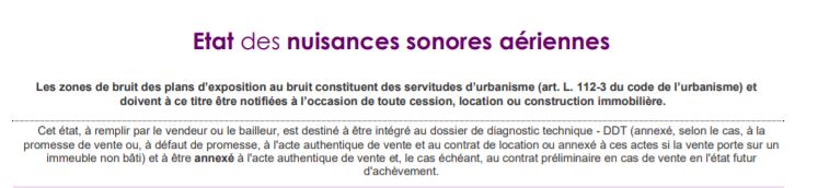tat des nuisances sonores ariennes : le formulaire est disponible
