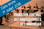 Formation obligatoire professionnel immobilier