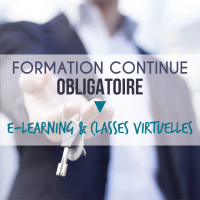 Formation obligatoire des professionnels de l'immobilier - E-learning (8H) et classes virtuelles (6H)