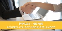 E-learning ALUR: IMMO12 Assurer la validit juridique de la vente