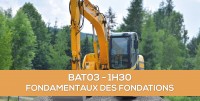 E-learning : BAT03 les fondamentaux sur les fondations d'un btiment