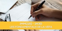 E-learning ALUR: IMMO20 Les essentiels de la VEFA