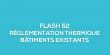 Flash-learning 52 - Réglementation thermique des bâtiments existants RT ex 