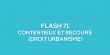 Flash-learning 71 : Les contentieux et recours en urbanisme