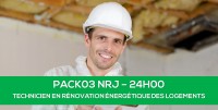 E-learning PACK03 NRJ : Technicien en rnovation nergtique des logements