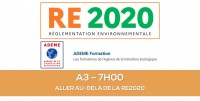 RE2020 - Module approfondissement (A3) : Aller au-del de la RE2020