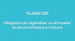 Flash-learning 125 : Obligation de végétaliser ou d'installer du photovoltaïque les toitures des bâtiments