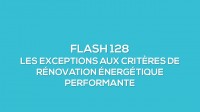 Flash-learning 128 - Les exceptions aux critres de rnovation nergtique performante