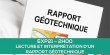 E-learning : EXP21 Lecture et interprétation d'un rapport géotechnique